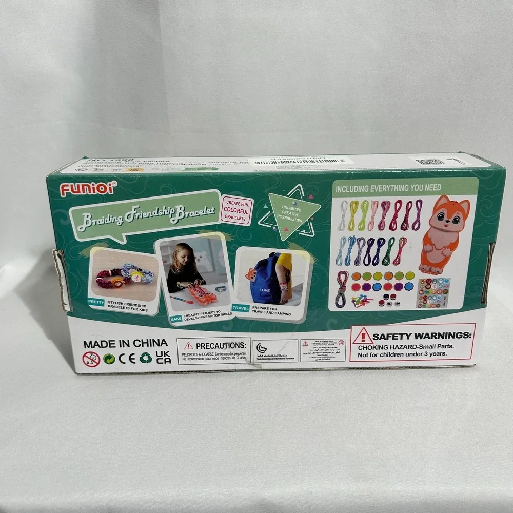 Braiding‎ Friendship Bracelet Kit DIY Jewelry Making Kit for Kids Crafts Set NEW